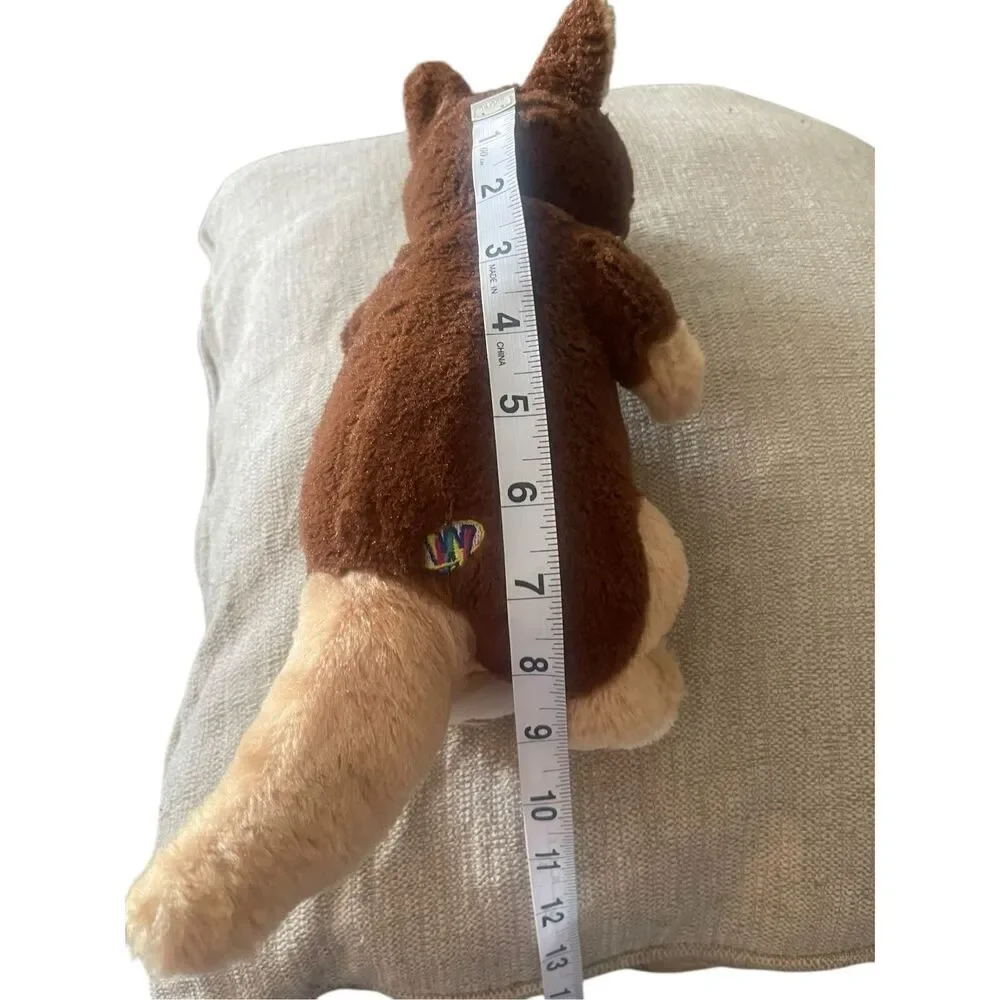 Ganz webkinz Kids Brown Beige Kangaroo Plush Stuffed Animal Toy